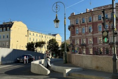 Продолжается ремонт Фонарного моста в Адмиралтейском районе
