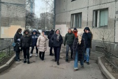 В Выборгском районе состоялось выездное заседание районного штаба по благоустройству