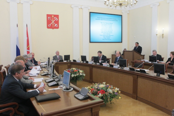 Заседание Правительства Санкт‑Петербурга от 13.05.2014