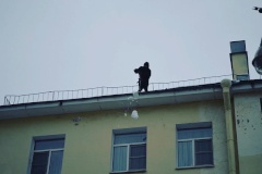 Врио главы Виктор Полунин провел обход по кварталу в районе метро Выборгская