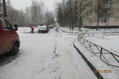 Уборка дворов 12 и 13 января