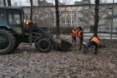 Уборка Московского района идет ежедневно