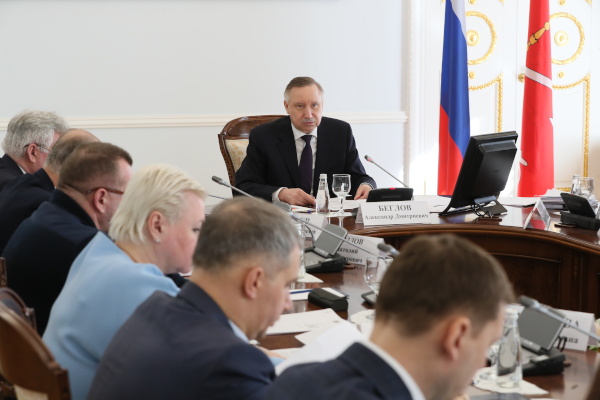 Заседание межведомственного городского координационного совета по противодействию распространению в Санкт‑Петербурге новой коронавирусной инфекции