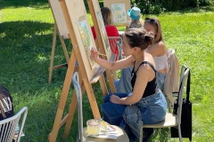 Открытый пленэр на Дворцовом проспекте посвятили наследию прошлого