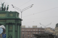 Завершена реконструкция наружного освещения площади Стачек