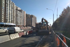На Богатырском проспекте отремонтируют еще один участок дорожного покрытия