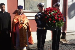 В Петербурге почтили память о подвиге военных моряков Петра Первого