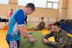 В Центре спорта Невского района ведётся активная работа по реализации программы подготовки молодёжи допризывного возраста
