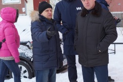 Виктор Полунин проверил качество уборки снега в районе