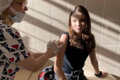 В Центральном районе продолжается вакцинация детей от гриппа