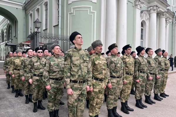 Казаки Северо-Запада впервые пройдут парадным строем на Дворцовой площади