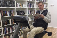 Спортивно-читальный зал открылся в библиотеке
