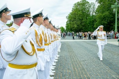 В Кронштадте состоялась торжественная церемония выпуска кадетов Кронштадтского морского кадетского военного корпуса