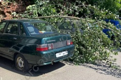 Администрации районов отчитались об уборке дворов после ураганного ветра