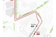 1 и 3 апреля будет изменена трасса следования 13 автобусных маршрутов