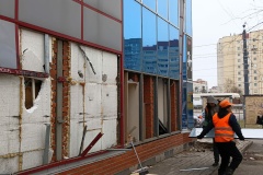 В Выборгском районе от незаконного двухэтажного торгового павильона освобождается 250-метровый земельный участок, находящийся в собственности города