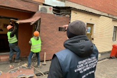 В Центральном районе проведены мероприятия по демонтажу незаконного строения: освобождён земельный участок, используемый без правовых оснований