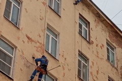 В Центральном районе продолжается работа по обследованию фасадов