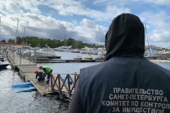 В результате совместных мероприятий, проведенных Комитетом по контролю за имуществом Санкт‑Петербурга и администрацией Петроградского района Санкт‑Петербурга при содействии сотрудников правоохранительных органов освобожден незаконно занятый земельный участок
