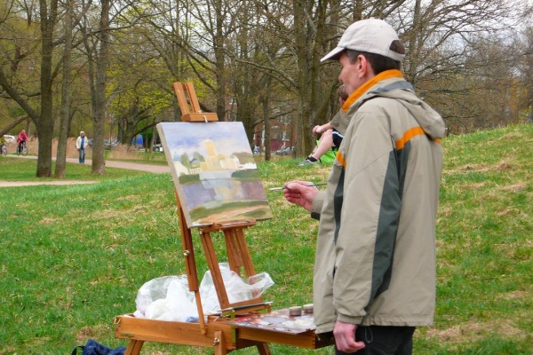 В «Каскаде» организована акция «Петергофский пленэр»