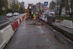 На улице Есенина стартовали ремонтные работы в рамках реализации национального проекта “Безопасные качественные дороги”