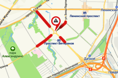 Ограничения и закрытия движения транспорта в связи с дорожными работами