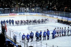 В Ледовом дворце Санкт‑Петербурга состоялся товарищеский хоккейный матч «Путь Героя»