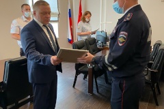 В УМВД России по Центральному району поздравили сотрудников Госавтоинспекции с профеcсиональным праздником - Днем ГИБДД МВД России!