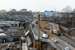 Строительная готовность Цимбалинского путепровода достигла 25%
