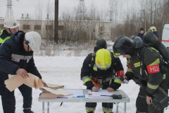 В Колпинском районе прошли пожарно-тактические учения
