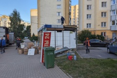 Более 250 квадратных метров земли освобождено от незаконных торговых павильонов в Выборгском районе