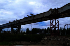 На Петрозаводском шоссе завершена надвижка пролетного строения через существующие ж/д пути