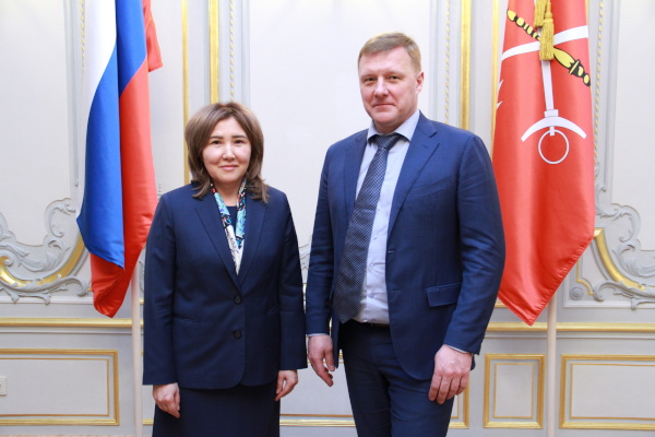 Рабочая встреча с генконсулом Кыргызстана в Петербурге Алтынай Сакеевой
