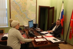 В администрации Невского района прошел единый День приема граждан