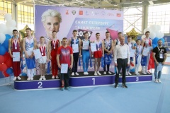 Спортсмены города на Неве успешно выступили на Всероссийских соревнованиях по спортивной гимнастике на призы двукратной олимпийской чемпионки Светланы Хоркиной