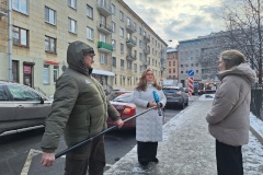 Журналисты ознакомились с ходом ремонта исторического фасада дома фон Пирвица