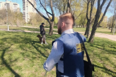 Рейд по местам выгула собак провели во Фрунзенском районе