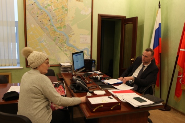 В администрации Невского района прошел единый День приема граждан