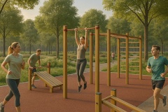 В Покровском сквере высадят более 3 тыс. красиво цветущих кустарников и обновят детские площадки