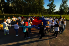 Во Фрунзенском районе районе состоялось торжественное мероприятие, посвященное Дню Государственного флага Российской Федерации