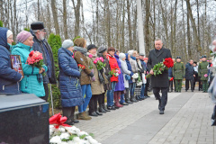На Серафимовском кладбище почтили память жертв теракта над Синаем
