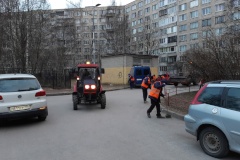 Коммунальные службы Невского района продолжают работу в штатном режиме.