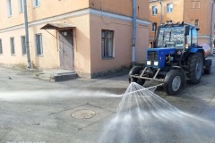 Фрунзенский район принимает водные процедуры после зимы