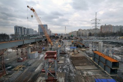 Строительство Пулковско-Дунайской транспортной развязки выполнено более чем на 60%