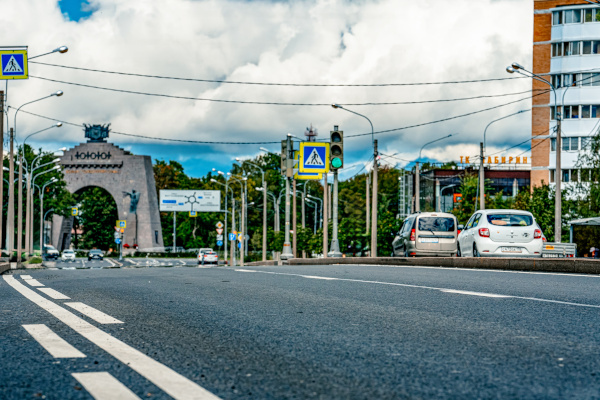 Завершение ремонта участка Гатчинского шоссе
