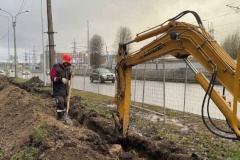 На Ириновском проспекте начали реконструкцию освещения
