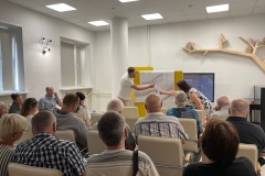 Благоустройство набережной Охты у Ладожского вокзала обсудили с жителями
