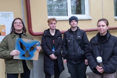 Молодежь Калининского поддержала городскую акцию «Синяя птица — безопасная территория»