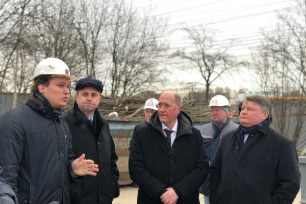 Совещание на строительстве нового здания отдела ЗАГС Красносельского района