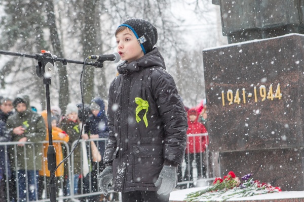 В Выборгском районе прошел торжественный митинг